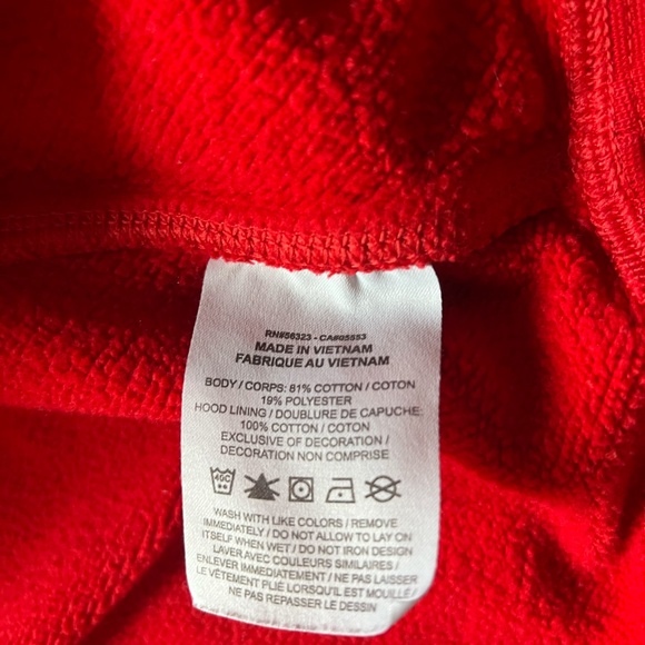 Nike Men's Red Zip Up Hoodie Size S - Picture 4 of 5